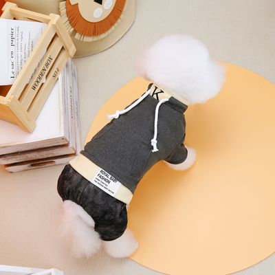 Κλασικό πλέξιμο σκυλιών σκυλί κούρεμα Hoodie μαλακό πουλόβερ ρούχα για μικρά σκυλιά το χειμώνα