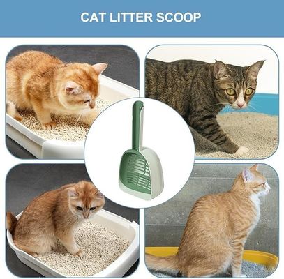 Τυλιζόμενο PP Γάτα Litter Scoop Βαθιά φτυάρα μη κολλητικό αποθηκευμένο αναδιπλούμενο Poops Scooper