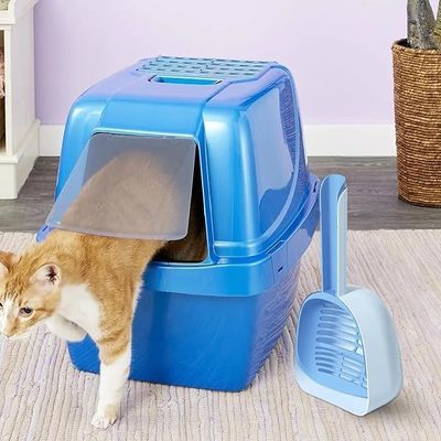 Πολυλειτουργικό Μεγάλη τρύπα Γάτα Litter Scoop Ανθεκτικό πλαστικό πεταλούδα πεταλούδας με ODM σχεδιασμούς