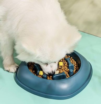 Αντι-διαρροή Slow Food Bowl για μικρά και μεσαία κατοικίδια ζώα Προσαρμοσμένο λογότυπο Δικαιούμενο