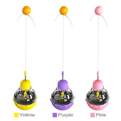 Χρησιμοποιούμενο Interactive Cat Toy Fun Cat Stick με λάμπα και διαρροή τροφίμων