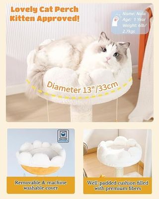 OEM/ODM Μεγάλο μεταλλικό πλαίσιο Cat Tower με κίτρινο σχέδιο λουλουδιών Sisal Scratcher και Hammock