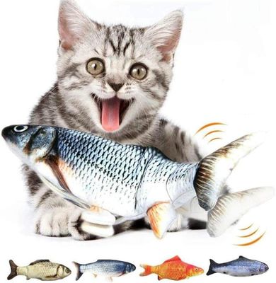 Ενεργοποιημένο Δημιουργικό 3D Carp Fish Shape Cat Toy Ασφαλές και δημοφιλές για δώρα κατοικίδιων ζώων