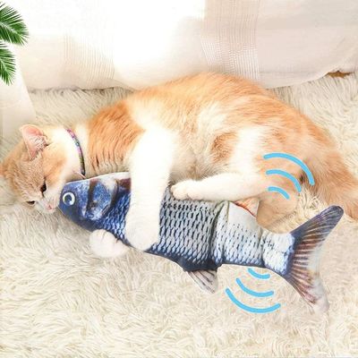 Ενεργοποιημένο Δημιουργικό 3D Carp Fish Shape Cat Toy Ασφαλές και δημοφιλές για δώρα κατοικίδιων ζώων
