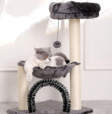 Φυσικό Sisal Cat Trees Scratching Post Πολυεπίπεδης πλατφόρμα Cat Tower για μεγάλες γάτες