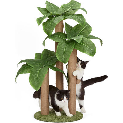 31.5 ίντσες Sisal Cat Scratching Post Cat έπιπλα Σπίτι για κατοικίδια για εσωτερικές γάτες
