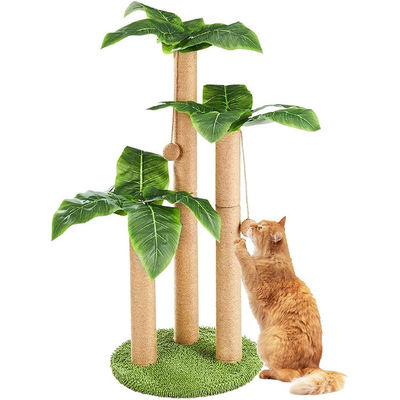 31.5 ίντσες Sisal Cat Scratching Post Cat έπιπλα Σπίτι για κατοικίδια για εσωτερικές γάτες