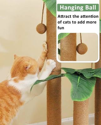 31.5 ίντσες Sisal Cat Scratching Post Cat έπιπλα Σπίτι για κατοικίδια για εσωτερικές γάτες