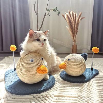 ODM Designs Cat Scratch Toy Sisal Σχοινί μπάλα γυμναστική βρόχο για διασκέδαση παιχνίδι και Kitty ξεκούραση