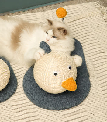 ODM Designs Cat Scratch Toy Sisal Σχοινί μπάλα γυμναστική βρόχο για διασκέδαση παιχνίδι και Kitty ξεκούραση