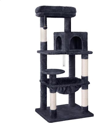 Υπηρεσία εξατομίκευσης Παρέχεται 143cm Cat Tree με Plush Perch Πολυεπίπεδο Cat Tower