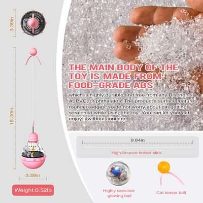 Προσαρμοσμένο λογότυπο Αποδεκτό Slow Food Dispenser Feeder Cat Toy Balls για εσωτερικές γάτες