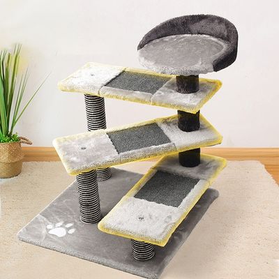 5 επίπεδα Cat Condos με Sisal Scratching Posts Cat Climbing Tower (Πύργος αναρρίχησης γάτας)