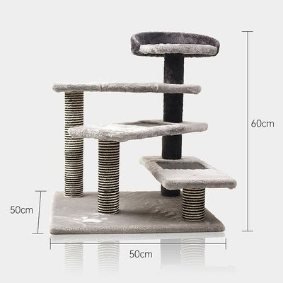 5 επίπεδα Cat Condos με Sisal Scratching Posts Cat Climbing Tower (Πύργος αναρρίχησης γάτας)