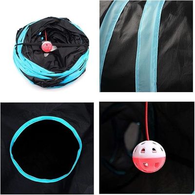 Υπηρεσία εξατομίκευσης παρέχεται 4 Way Cat Tunnel Bed Pop-up Folding Pet Tube Toy