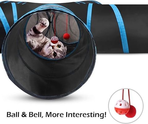 Ασφαλές και ανθεκτικό 3 Way 4 Way 5 Way Cat Tunnel Toy με το πλεονέκτημα του μαλακού φιλικού προς το περιβάλλον