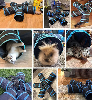 Ασφαλές και ανθεκτικό 3 Way 4 Way 5 Way Cat Tunnel Toy με το πλεονέκτημα του μαλακού φιλικού προς το περιβάλλον