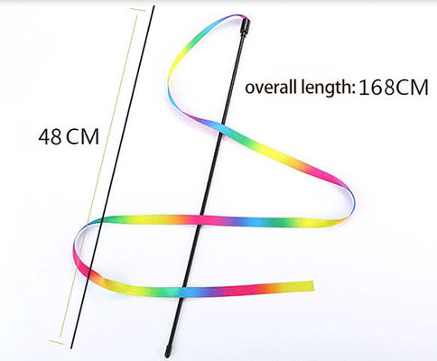 2024 Cat Teaser Stick Toy πλαστικό αλληλεπιδραστικό παιχνίδι γάτας με πλεονέκτημα μεγάλου χρόνου