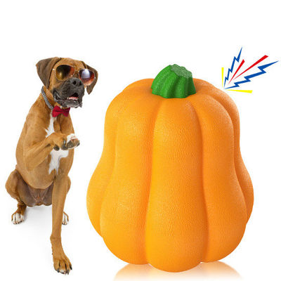 Το TPR Pumpkin Ball Shake κάνει το γέλιο να ακούγεται Διαδραστικό παιχνίδι σκύλου για κτηνοτροφία και εκπαίδευση