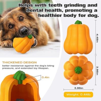 Το TPR Pumpkin Ball Shake κάνει το γέλιο να ακούγεται Διαδραστικό παιχνίδι σκύλου για κτηνοτροφία και εκπαίδευση