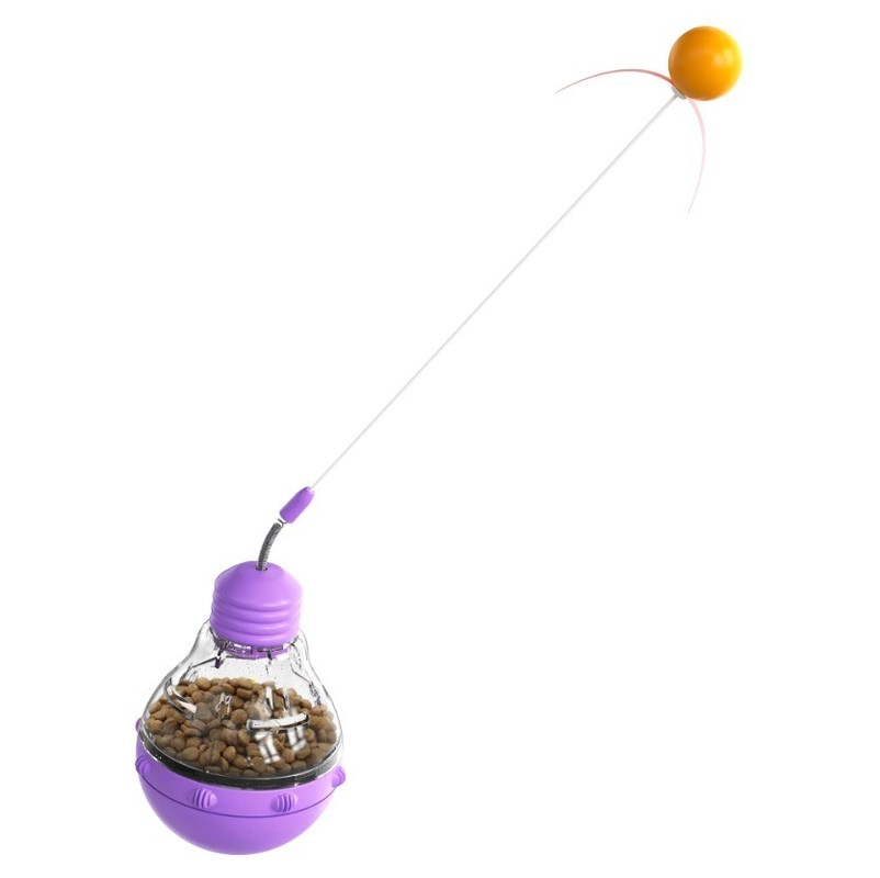 Προσαρμοσμένο λογότυπο Αποδεκτό Slow Food Dispenser Feeder Cat Toy Balls για εσωτερικές γάτες